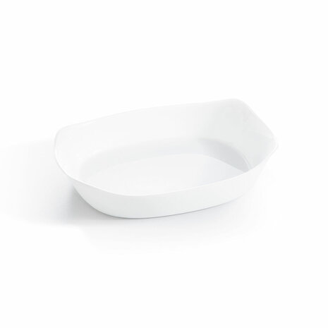 Serveerschaal Luminarc Smart Cuisine Rechthoekig Wit Glas 30 x 22 cm (6 Stuks) 2