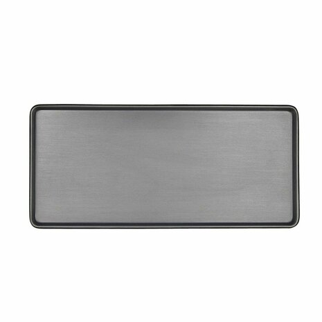 Serveerschaal Bidasoa Gio Grijs Plastic 31,5 x 14,5 cm (9 Stuks) 2