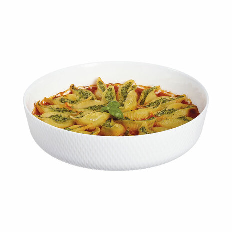 Serveerschaal Luminarc Smart Cuisine Wit Glas Ø 26 cm (5 Stuks) 2