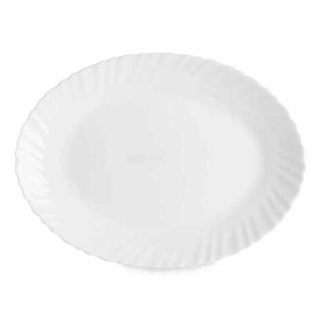 Serveerschaal Wit Glas 34 x 2,5 x 25 cm (18 Stuks) 3