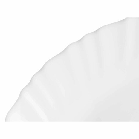 Serveerschaal Wit Glas 34 x 2,5 x 25 cm (18 Stuks) 4