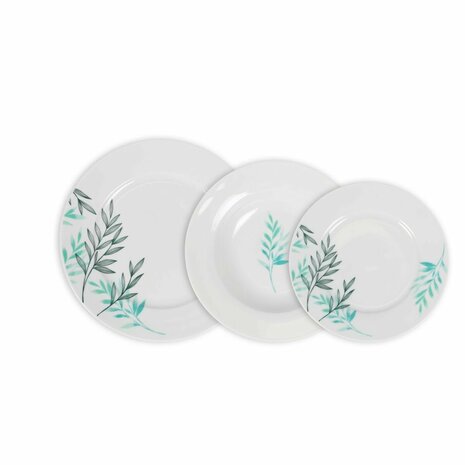Serviesset La Mediterránea Lora Rond 18 Onderdelen (2 Stuks) 2