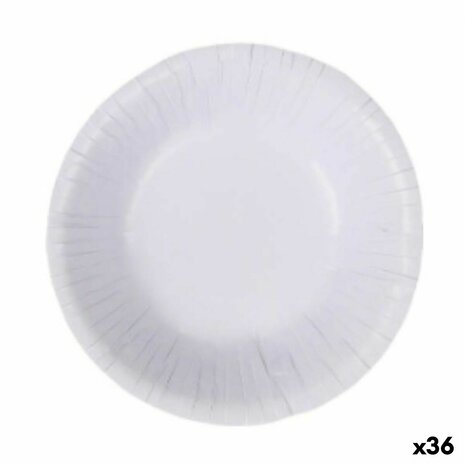 Bordenset Algon Wegwerp Wit Karton 450 ml (36 Stuks) 1