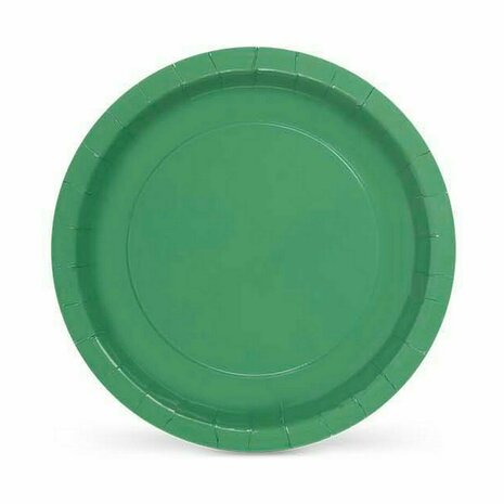 Bordenset Algon Wegwerp Karton Groen 10 Onderdelen 20 x 20 x 1,5 cm (36 Stuks) 2