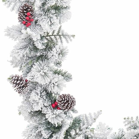 Kerstkrans Wit Multicolour Polyethyleen Ananas 270 cm 2