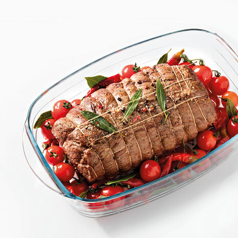 Ovenschaal Ô Cuisine Ocuisine Vidrio Transparant Glas Rechthoekig 39 x 24 x 6 cm (6 Stuks) 3