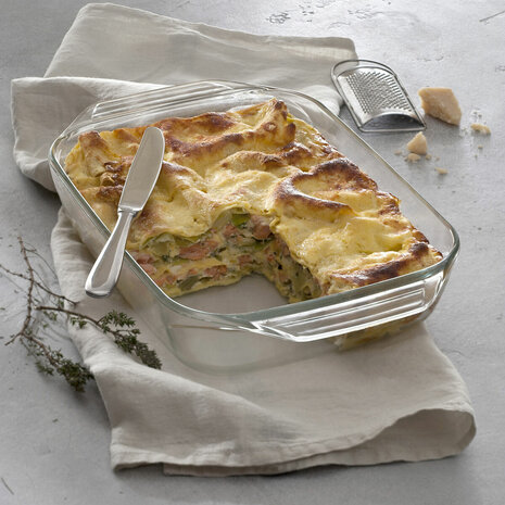 Ovenschaal Pyrex Irresistible Transparant Glas Rechthoekig 39 x 24,5 x 6,9 cm (6 Stuks) 2