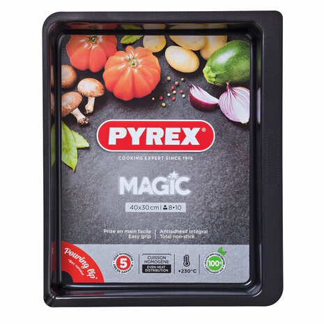 Ovenschaal Pyrex Magic Rechthoekig Metaal 6 Stuks 40 x 31 cm 2