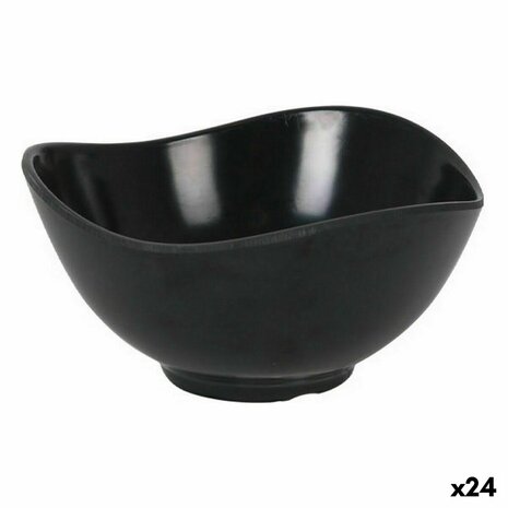 Aperitiefschaaltje La Mediterránea Melamine Antraciet 11,5 X 6 cm (24 Stuks) 1