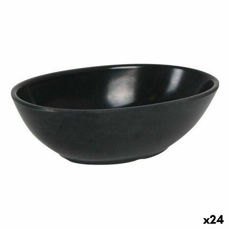 Aperitiefschaaltje La Mediterránea Melamine Antraciet (24 Stuks) 1