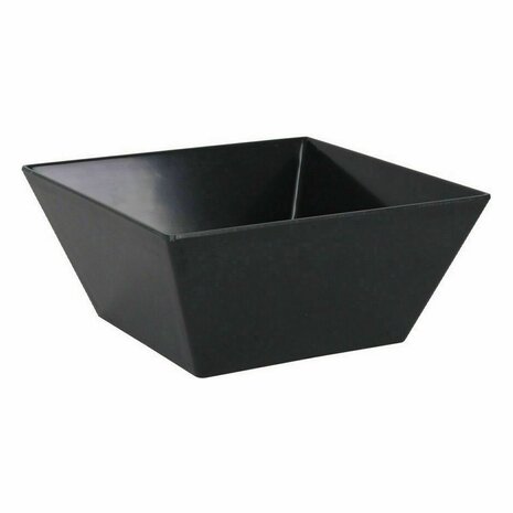 Aperitiefschaaltje La Mediterránea Melamine Antraciet 18 x 18 x 8 cm (24 Stuks) 2