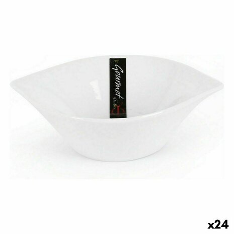 Aperitiefschaaltje Pica-pica gourmet Wit 15 x 11,5 x 4,2 cm (24 Stuks) 1