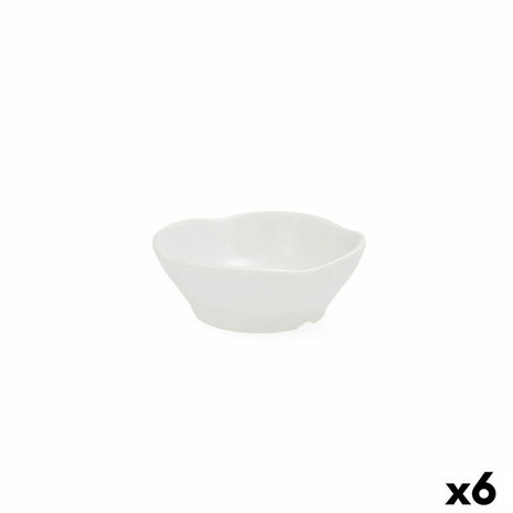 Kom Quid Select Wit Plastic 12,5 x 12,5 x 4,5 cm (6 Stuks) 1