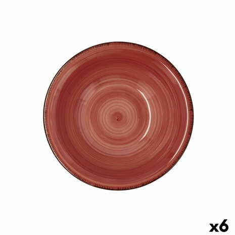 Kom Quid Vita Keramisch Rood (18 cm) (Pack 6x) 2