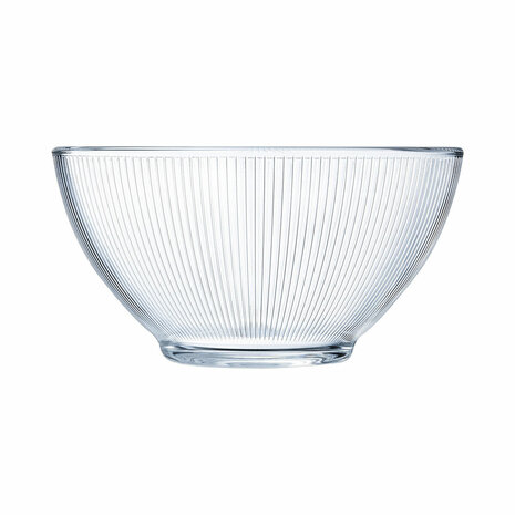 Kom Luminarc Stripy Ontbijt Transparant Glas (500 ml) (6 Stuks) 2