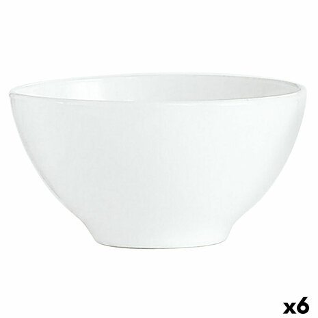Kom Luminarc Blanc Ontbijt Wit Glas (500 ml) (6 Stuks) 1