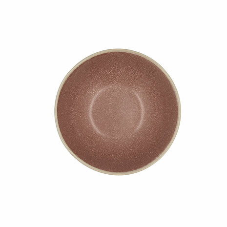 Kom Bidasoa Gio 15 x 4 cm Keramisch Bruin (6 Stuks) 7