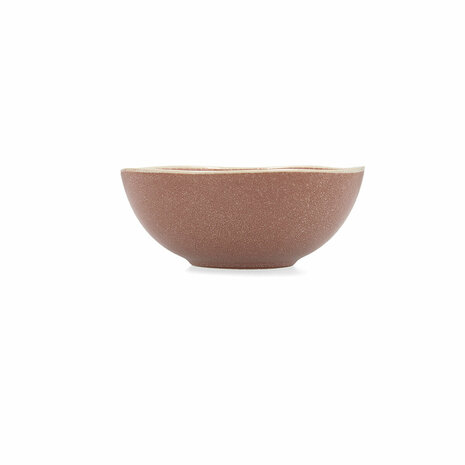 Kom Bidasoa Gio 16 x 6,5 cm Keramisch Bruin (6 Stuks) 6