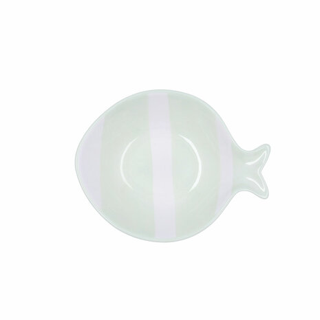 Kom Quid Kaleido Groen Keramisch Vis 15 x 13 x 4 cm (4 Stuks) 6