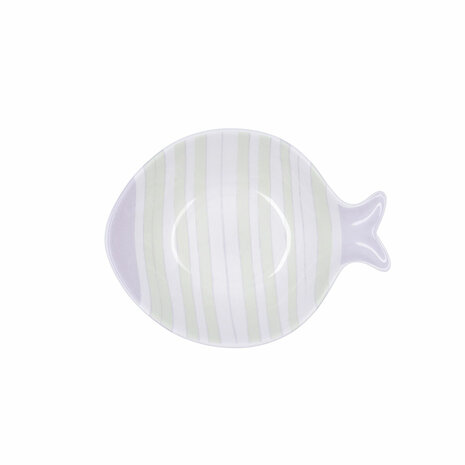 Kom Quid Kaleido Tweekleurig Keramisch Vis 15 x 13 x 4 cm (4 Stuks) 6