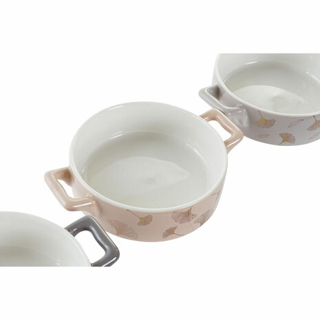 Kom DKD Home Decor 16,8 x 12,5 x 4,3 cm Gouden Metaal Modern 4