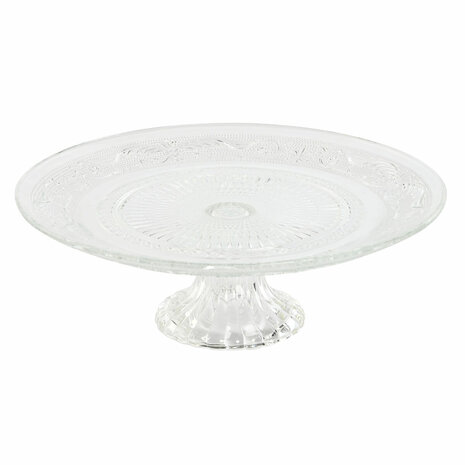 Snackdienblad Home ESPRIT Transparant Kristal 23 x 23 x 8 cm 1