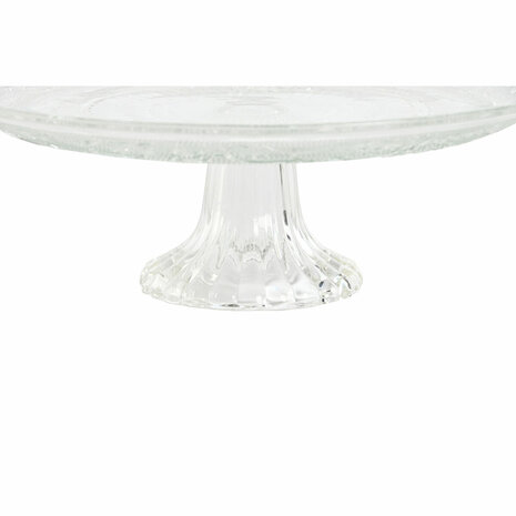 Snackdienblad Home ESPRIT Transparant Kristal 23 x 23 x 8 cm 3