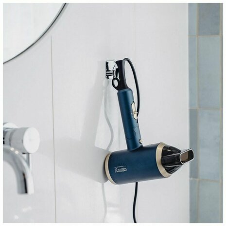 Föhn NO NAME CR 2268 Blauw Zwart Goud 1800 W 6