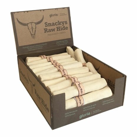 Hondensnoepjes Gloria Rawhide 20 cm Rol Kauwbaar 30 Stuks 2