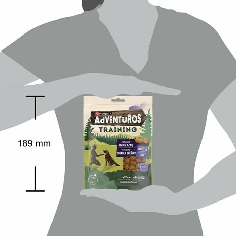 Hondensnoepjes Purina Adventuros Adiestramiento venado 115 g 3
