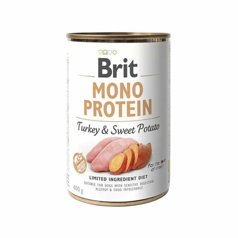 Natvoer Brit IMPORT-54096 Pauw Zoete aardappel 400 g 2