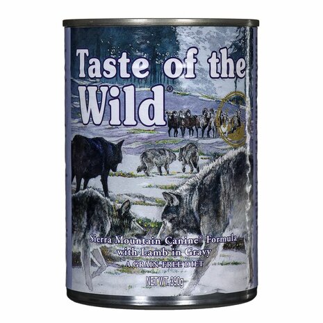 Natvoer Taste Of The Wild Sierra Mountain Lam 390 g 1