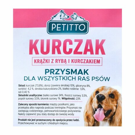 Voer Petitto Kip Vis Kabeljauw 500 g 4