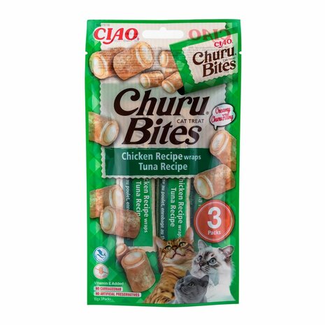 Kattensnoepjes Inaba Churu Bites Kip Tonijn Vis 1