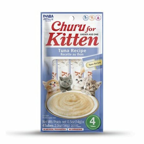 Kattensnoepjes Inaba Churu for Kitten Tonijn 4 x 14 g 1