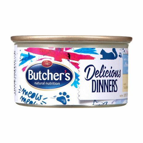 Kattenvoer Butcher&apos;s Delicious Tonijn Vis 85 g 2