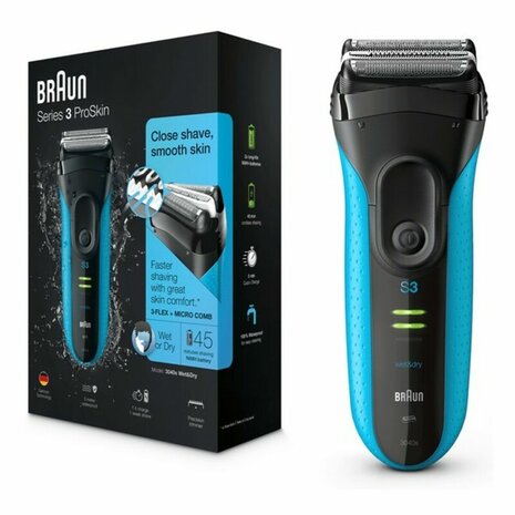 Elektrisch Scheerapparaat Braun 3040s Blauw 1