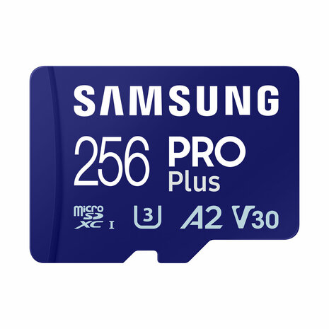 Micro SD kaart met adapter Samsung 256 GB 1