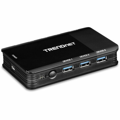Switch Trendnet TK-U404 USB Zwart 1