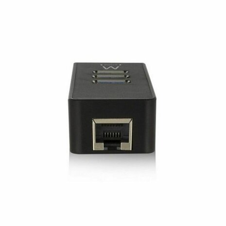 USB-HUB Ewent AAOAUS0127 3 x USB 3.1 RJ45 Plug and Play 2