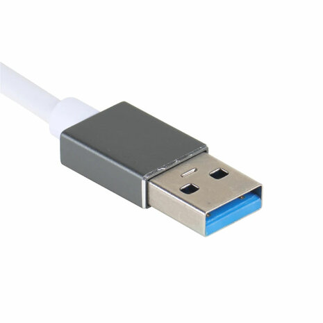 USB-HUB iggual IGG319260 Zwart Grijs 2