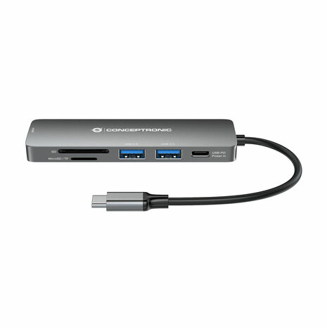 USB-HUB Conceptronic DONN11G Grijs 2