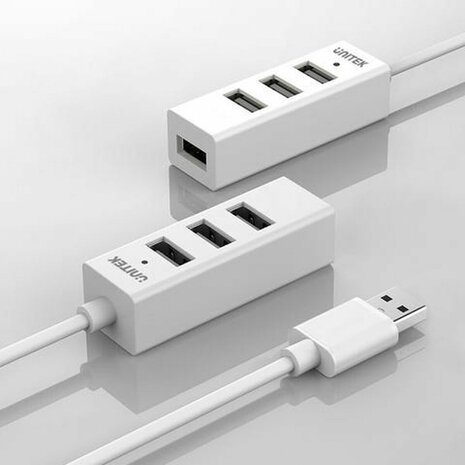 USB-HUB 3 Poorten Unitek Y-2146 Wit 3