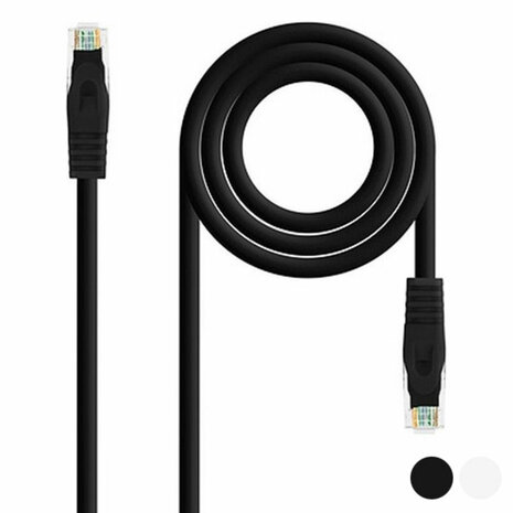 Cat6 UTP kabel NANOCABLE 10.20.1803-BL LSZH (2 m) Blauw Zwart 3 m 2
