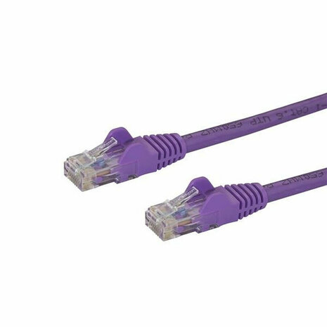 Cat6 UTP kabel Startech N6PATC50CMPL Lila Paars 50 cm 1