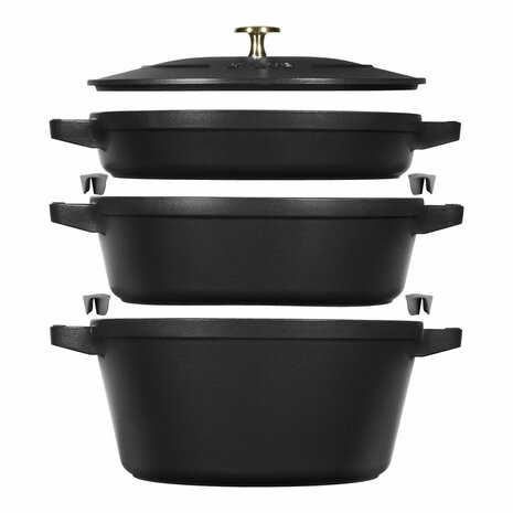 Sauspan Zwilling La Cocotte Zwart Gietijzer 1 Onderdelen Ø 24 cm 1 kg 4,2 L (1 Stuks) 1