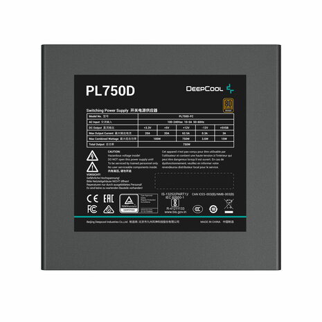 Voedingsbron DEEPCOOL R-PL750D-FC0B-EU-V2 750 W 80 Plus Bronze 2