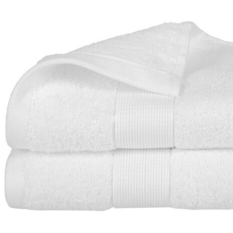 Badhanddoek Atmosphera Katoen Wit 450 g/m² (50 x 90 cm) 2