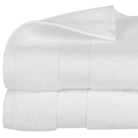 Badhanddoek Atmosphera Katoen Wit 450 g/m² (70 x 130 cm) 2