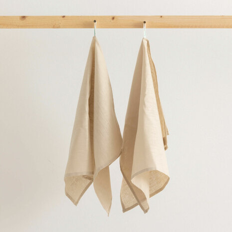 Keukendoek Belum Beige Multicolour 45 x 70 cm 2 Stuks 1